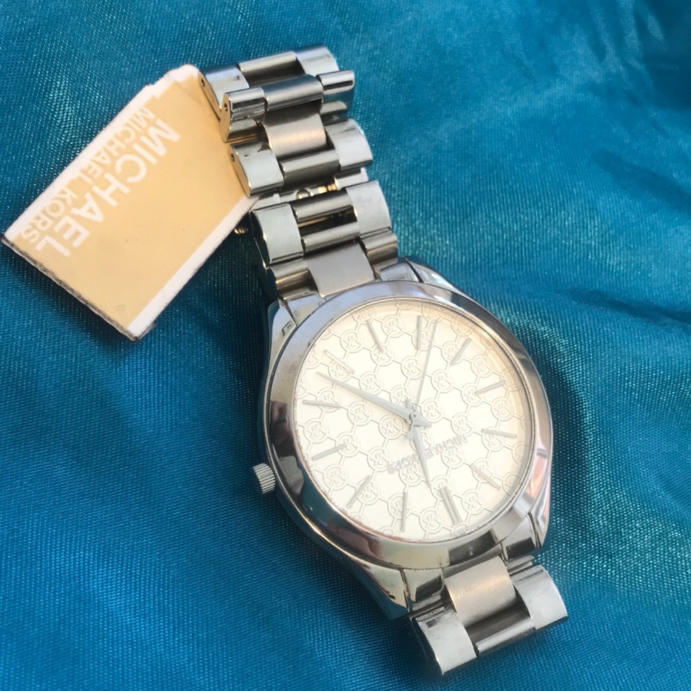 NWT silver Michael Kors watch